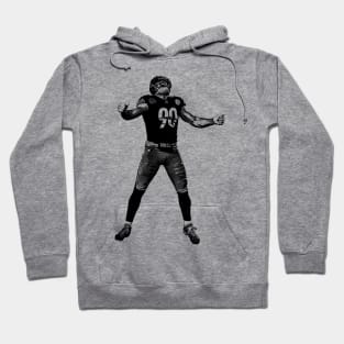 Tj Watt || Vintage Pencil Drawing Hoodie